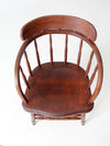 antique captain's chair