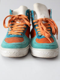 True Religion multicolor suede high-top sneakers | size 8.5