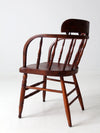 antique captain's chair
