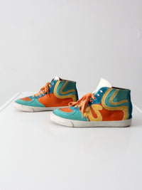 True Religion multicolor suede high-top sneakers | size 8.5