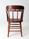 antique captain's chair
