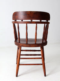 antique captain's chair