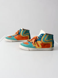 True Religion multicolor suede high-top sneakers | size 8.5