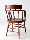 antique captain's chair