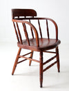 antique captain's chair