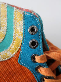 True Religion multicolor suede high-top sneakers | size 8.5