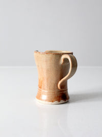 vintage studio pottery pitcher