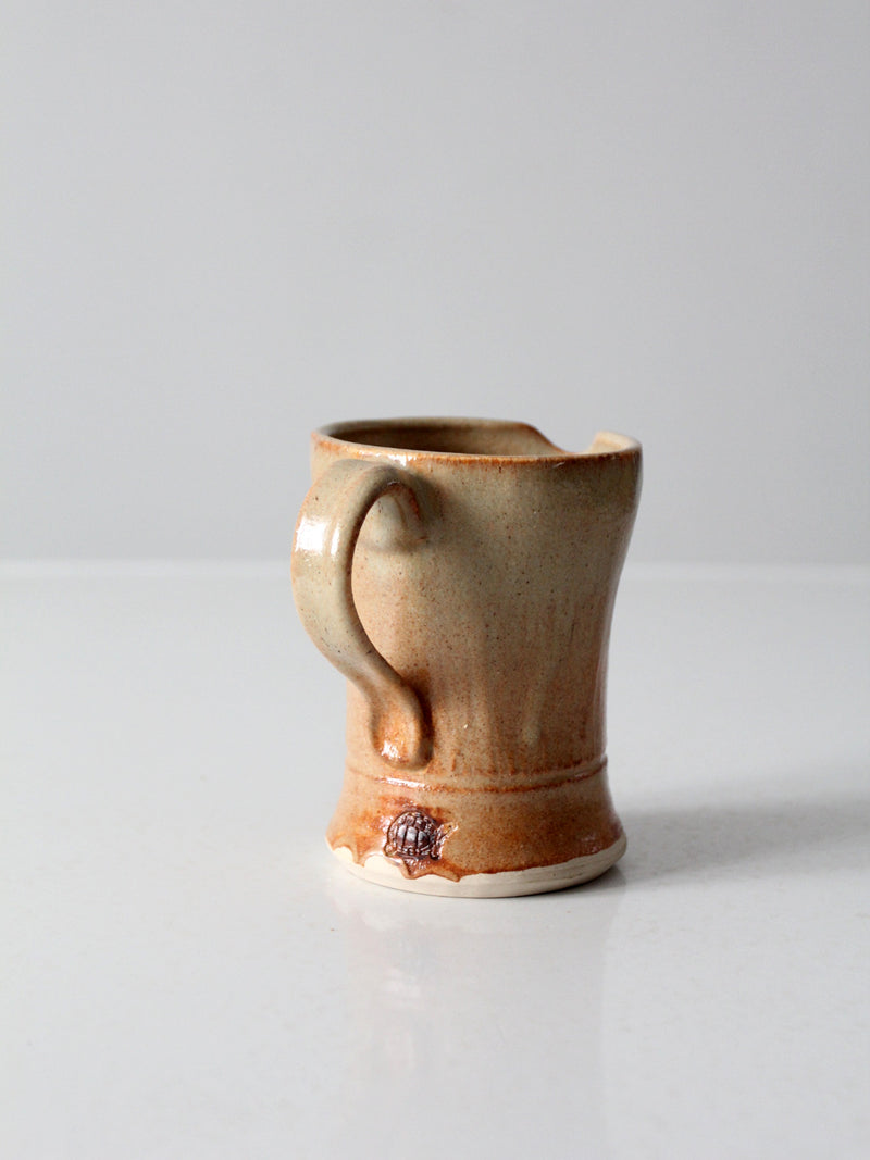 vintage studio pottery pitcher