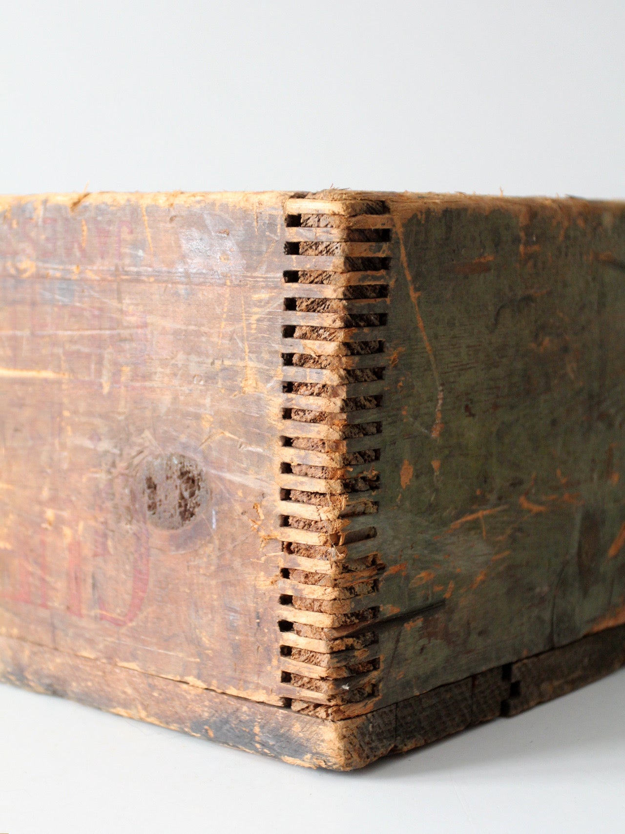 early 1900s Gurney wooden shipping box