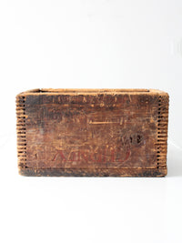 early 1900s Gurney wooden shipping box