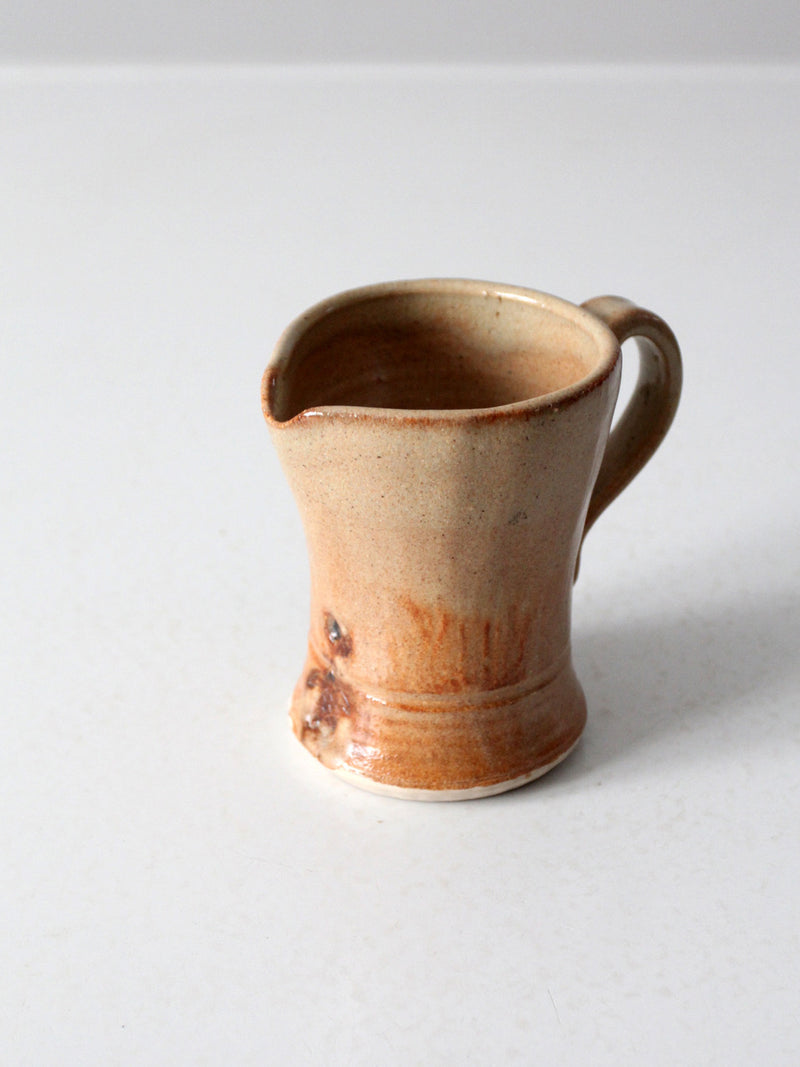 vintage studio pottery pitcher