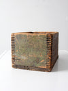 early 1900s Gurney wooden shipping box