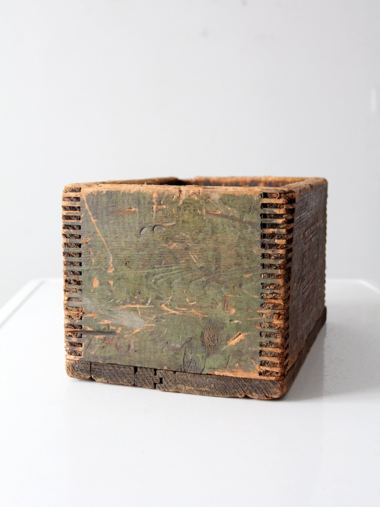 early 1900s Gurney wooden shipping box