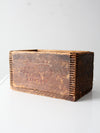 early 1900s Gurney wooden shipping box