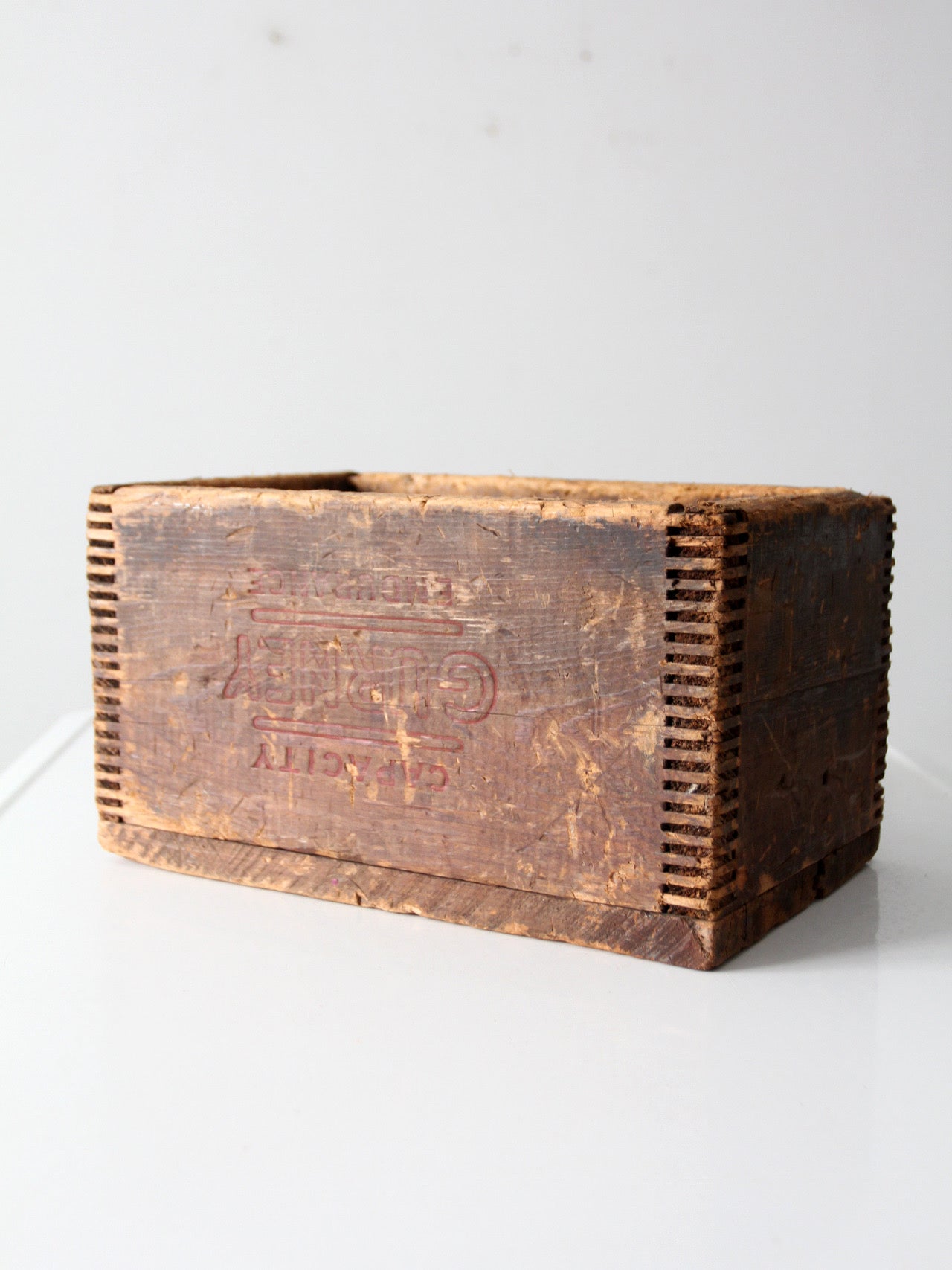 early 1900s Gurney wooden shipping box