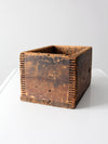 early 1900s Gurney wooden shipping box