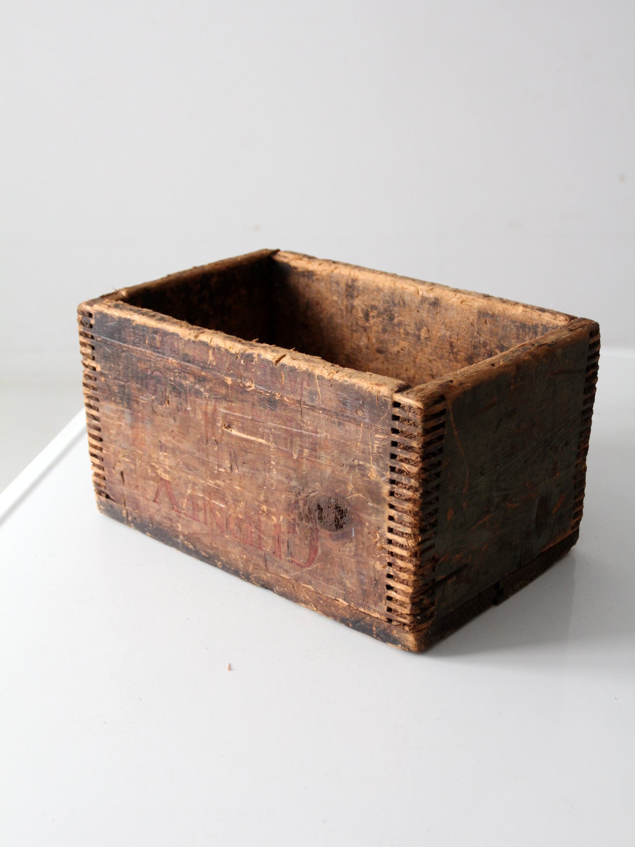 early 1900s Gurney wooden shipping box