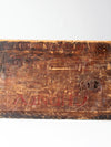 early 1900s Gurney wooden shipping box