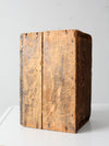 early 1900s Gurney wooden shipping box