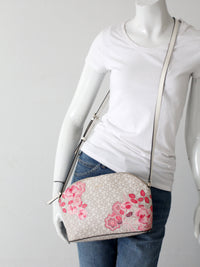 DKNY Bryant dome crossbody bag | floral logo print