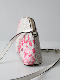 DKNY Bryant dome crossbody bag | floral logo print
