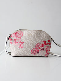 DKNY Bryant dome crossbody bag | floral logo print
