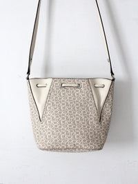 Calvin Klein monogram drawstring bucket bag