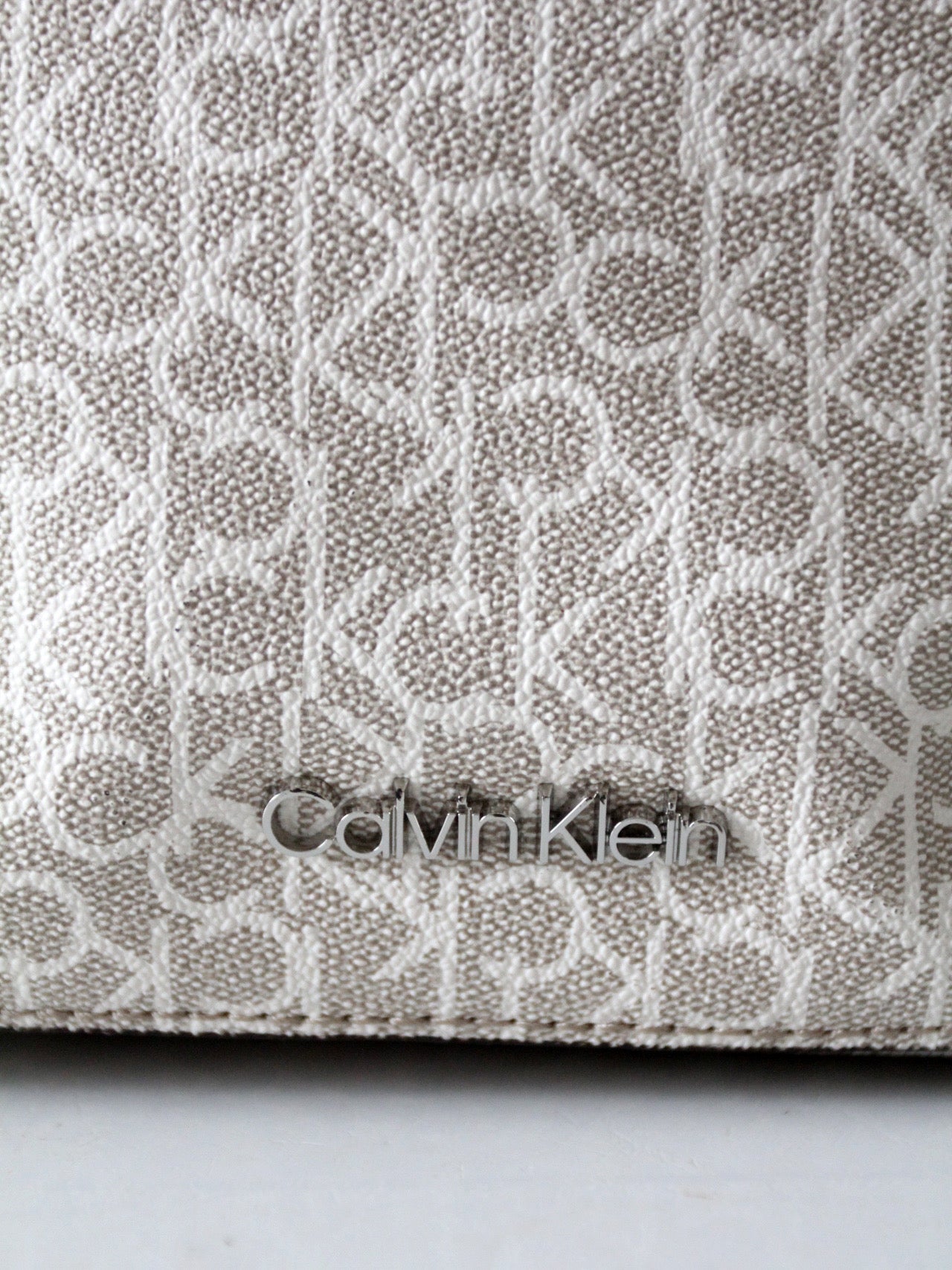 Calvin Klein monogram drawstring bucket bag
