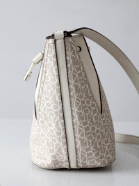 Calvin Klein monogram drawstring bucket bag