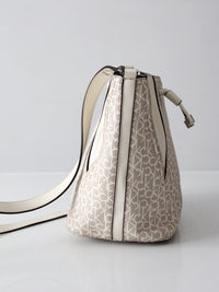 Calvin Klein monogram drawstring bucket bag