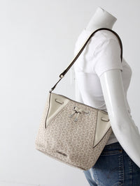 Calvin Klein monogram drawstring bucket bag