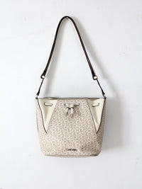 Calvin Klein monogram drawstring bucket bag