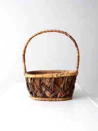 vintage bark basket