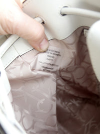 Calvin Klein monogram drawstring bucket bag