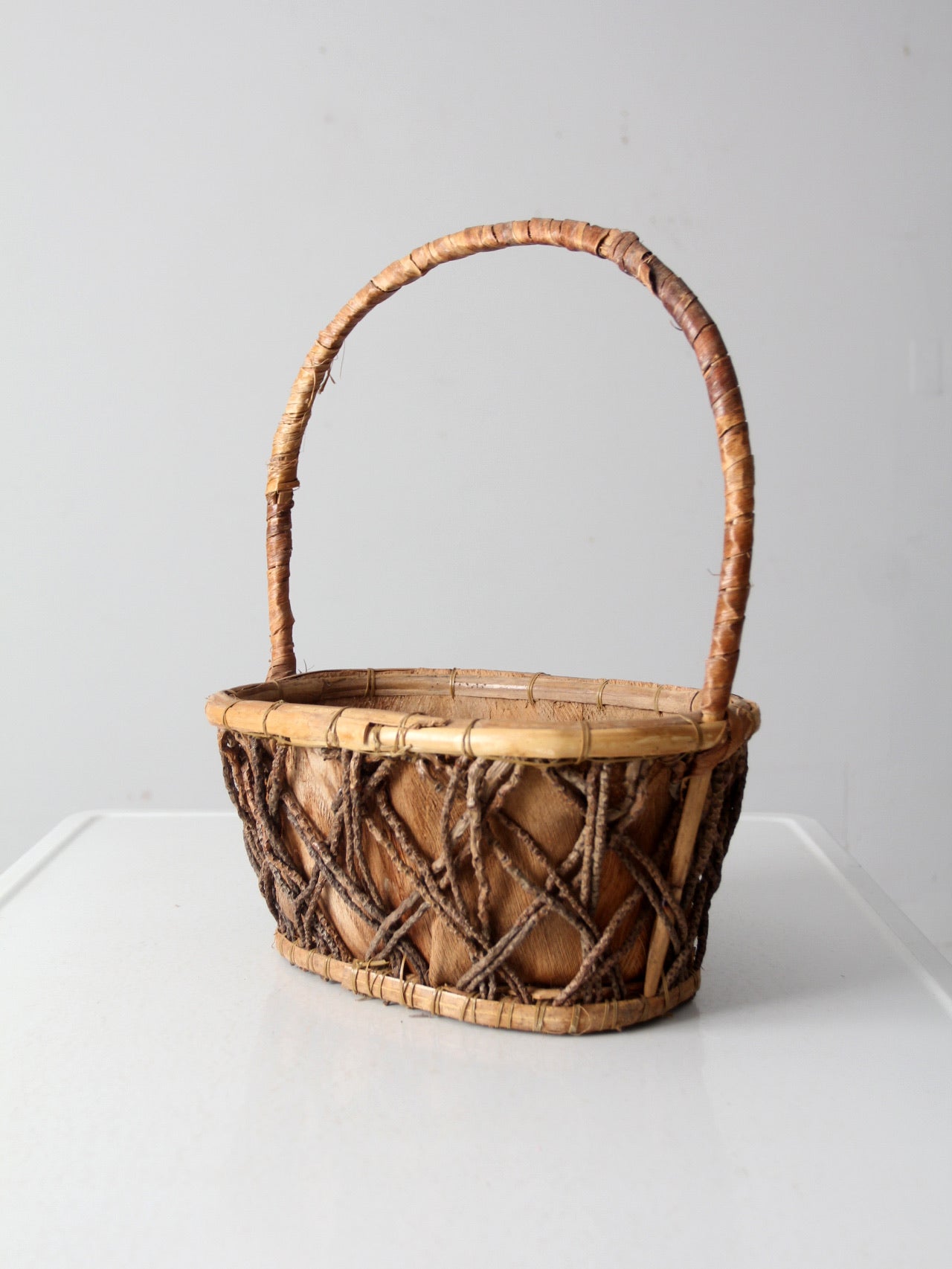 vintage bark basket