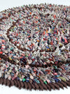 vintage round rag rug