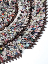 vintage round rag rug