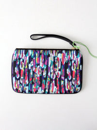 Vera Bradley watercolor brushstrokes envelope wristlet