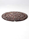 vintage round rag rug