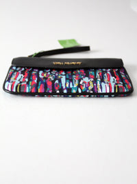 Vera Bradley watercolor brushstrokes envelope wristlet