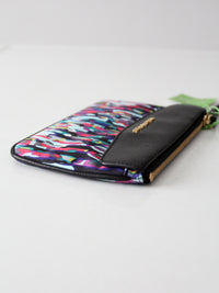 Vera Bradley watercolor brushstrokes envelope wristlet