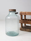 vintage Silver Springs water bottle in wooden crate - Madison, Wisconsin