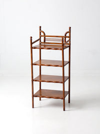 antique etagere shelf stand