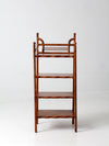 antique etagere shelf stand