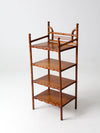 antique etagere shelf stand