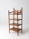 antique etagere shelf stand