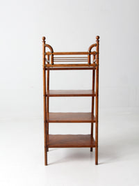 antique etagere shelf stand