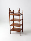 antique etagere shelf stand