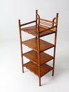 antique etagere shelf stand