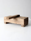 antique primitive wooden press